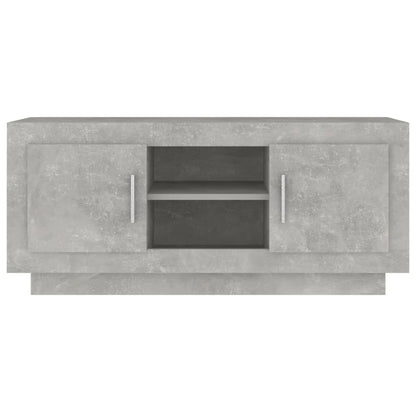 Tv-Meubel 02X35X45 Cm Bewerkt Hout Betongrijs