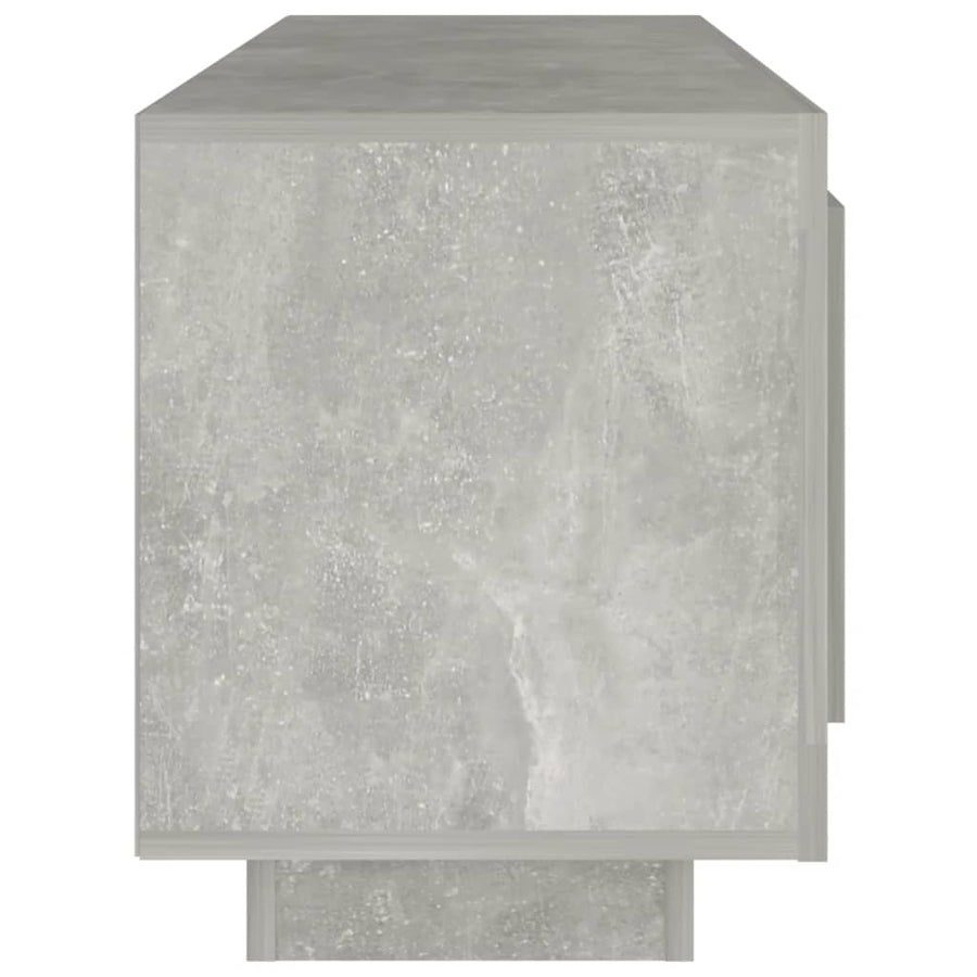 Tv-Meubel 02X35X45 Cm Bewerkt Hout Betongrijs