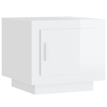 Salontafel 5X50X45 Cm Bewerkt Hout Hoogglans wit