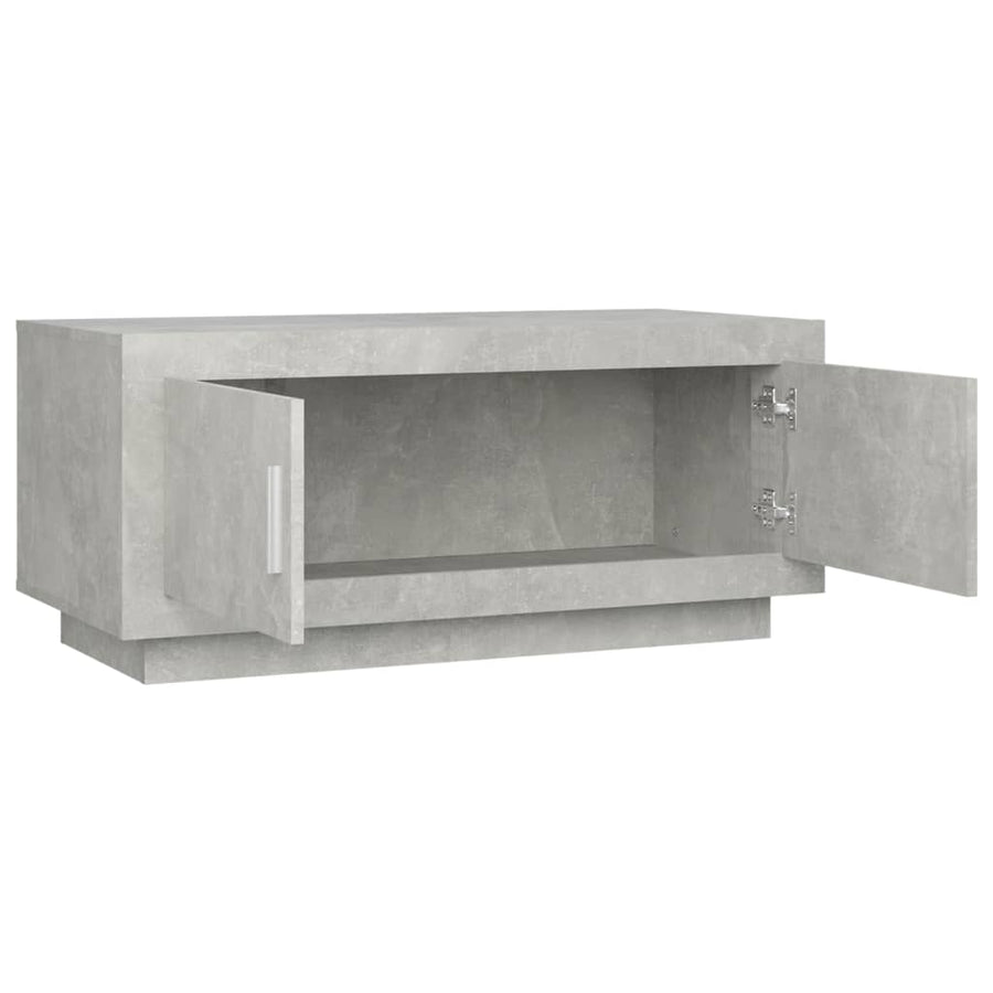 Salontafel 02X50X45 Cm Bewerkt Hout Betongrijs