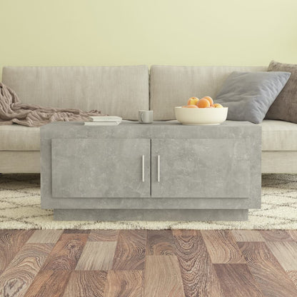 Salontafel 02X50X45 Cm Bewerkt Hout Betongrijs