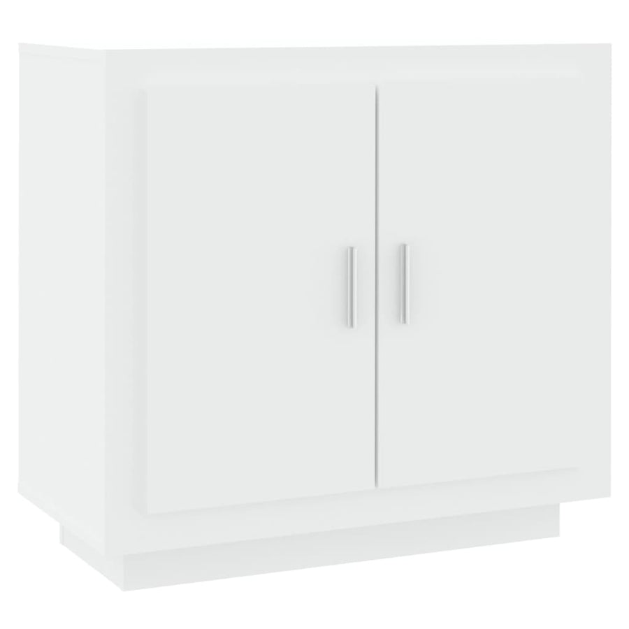 Dressoir 80x40x75 cm bewerkt hout wit Wit