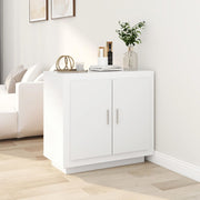 Sideboard 80x40x75 cm engineered wood white