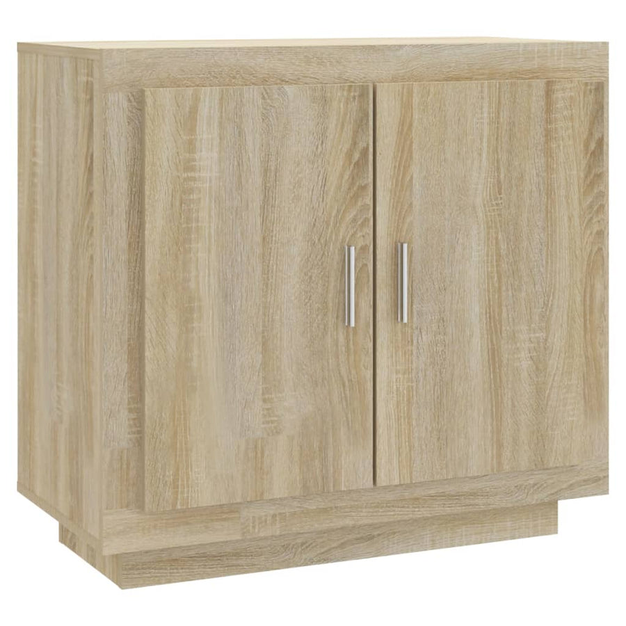 Dressoir 80X40X75 Cm Bewerkt Hout Kleurig Sonoma eiken
