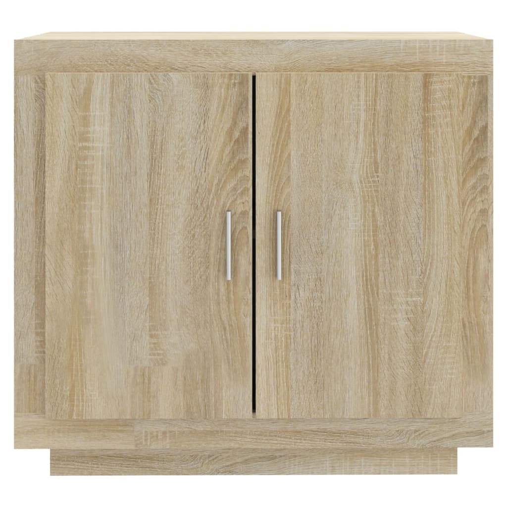 Dressoir 80X40X75 Cm Bewerkt Hout Kleurig Sonoma eiken