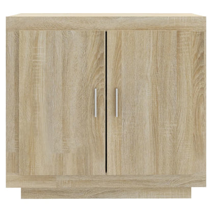 Dressoir 80X40X75 Cm Bewerkt Hout Kleurig Sonoma eiken