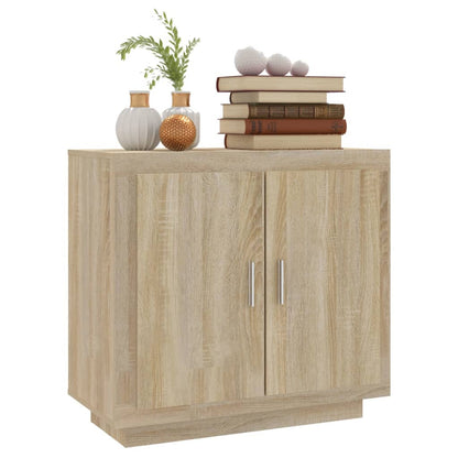 Dressoir 80X40X75 Cm Bewerkt Hout Kleurig Sonoma eiken