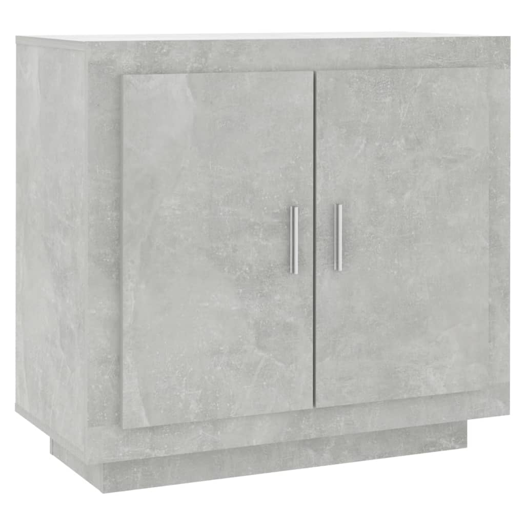 Dressoir 80X40X75 Cm Bewerkt Hout Betongrijs