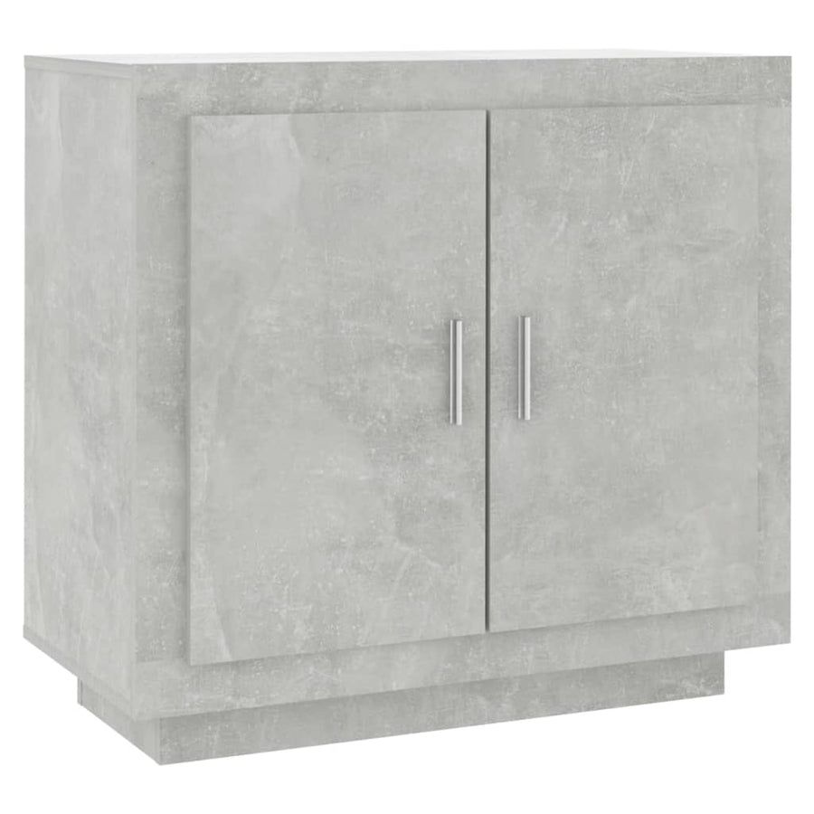 Dressoir 80X40X75 Cm Bewerkt Hout Betongrijs