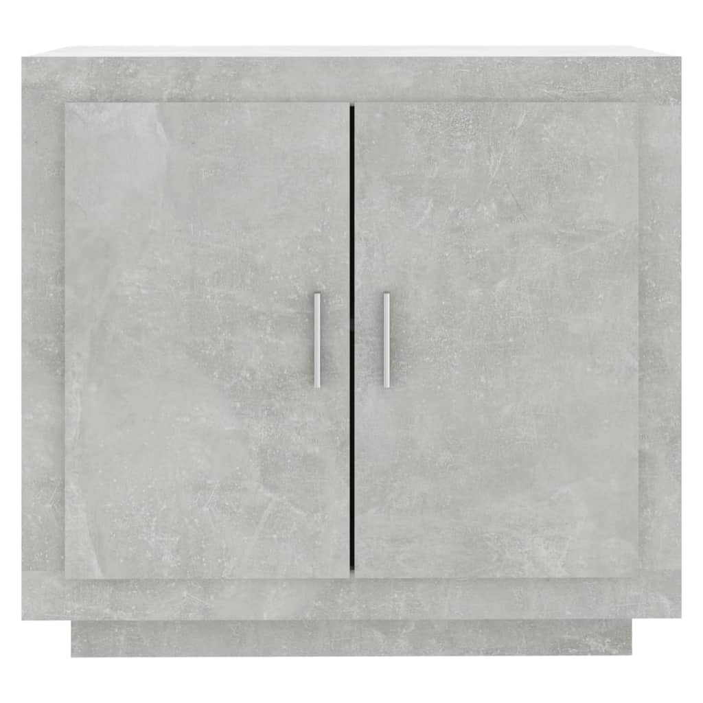 Dressoir 80X40X75 Cm Bewerkt Hout Betongrijs