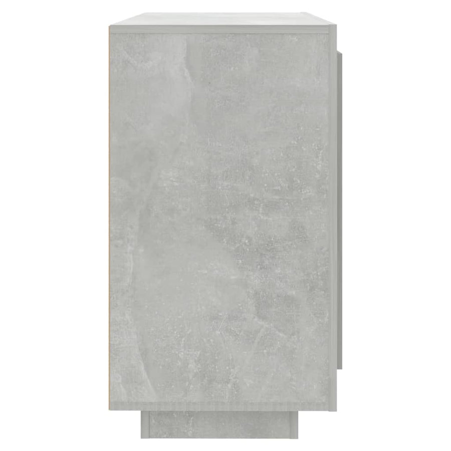 Dressoir 80X40X75 Cm Bewerkt Hout Betongrijs