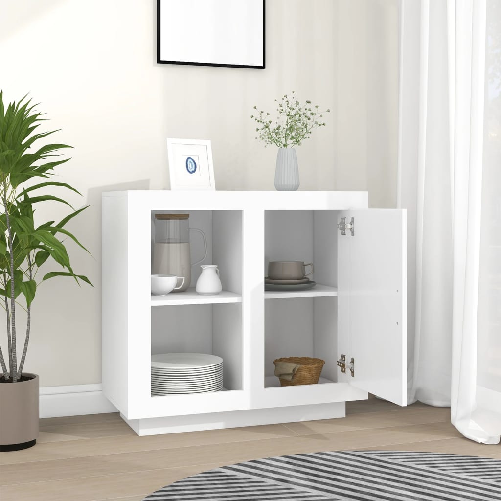 Dressoir 80X40X75 Cm Wit