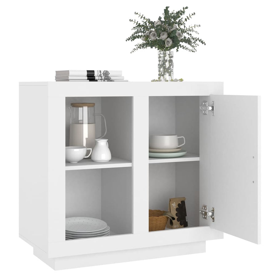 Dressoir 80X40X75 Cm Wit