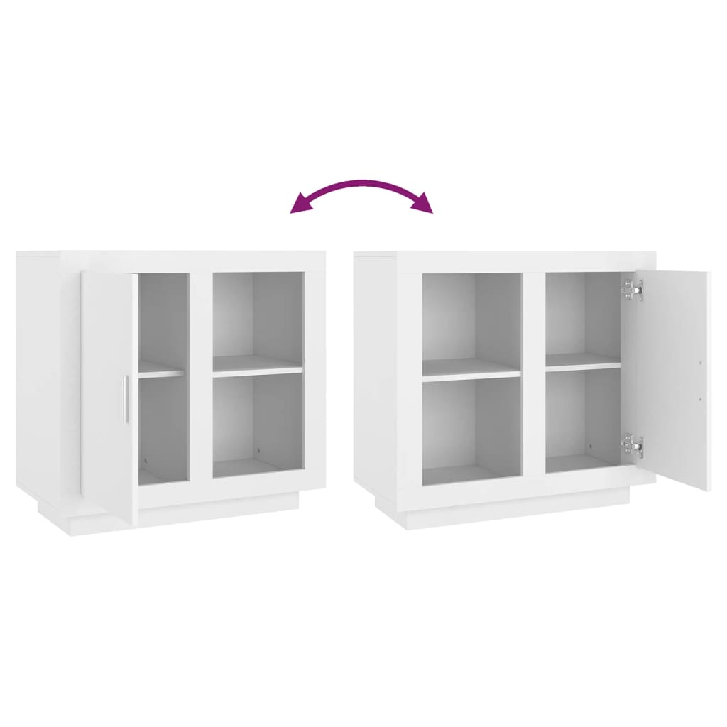 Dressoir 80X40X75 Cm Wit