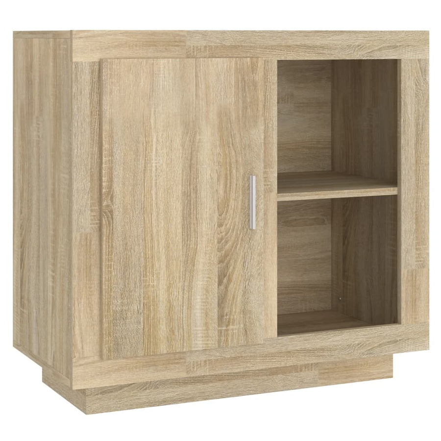 Dressoir 80X40X75 Cm Kleurig Sonoma eiken