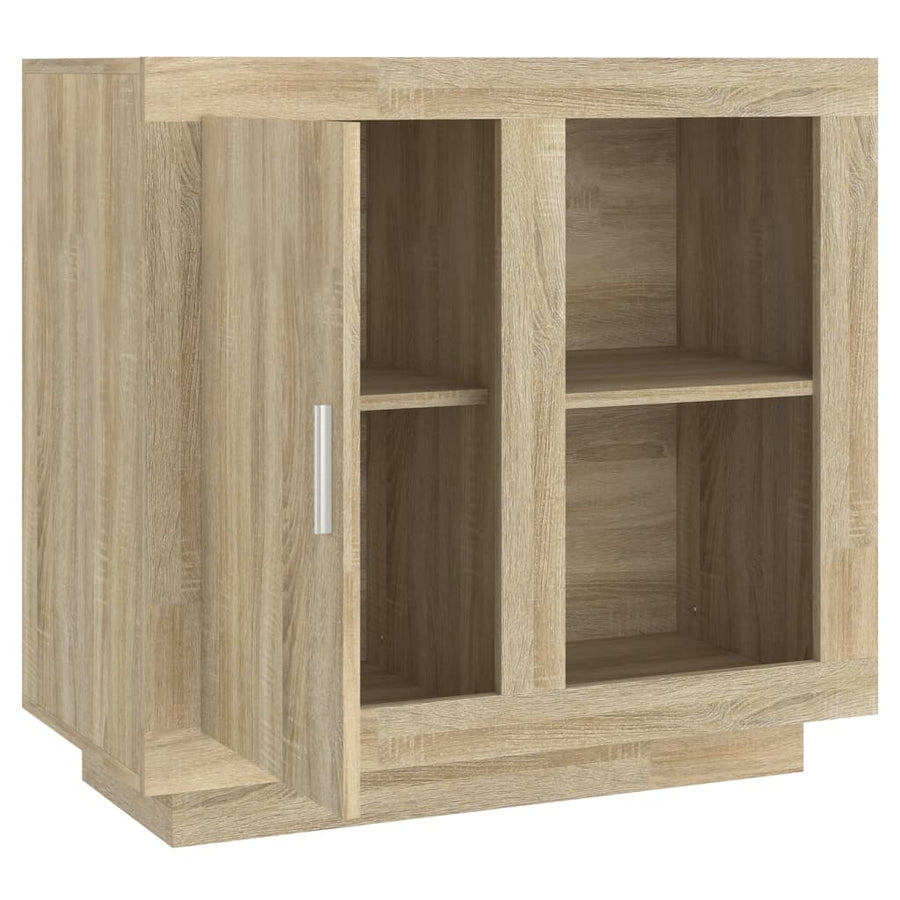 Dressoir 80X40X75 Cm Kleurig Sonoma eiken