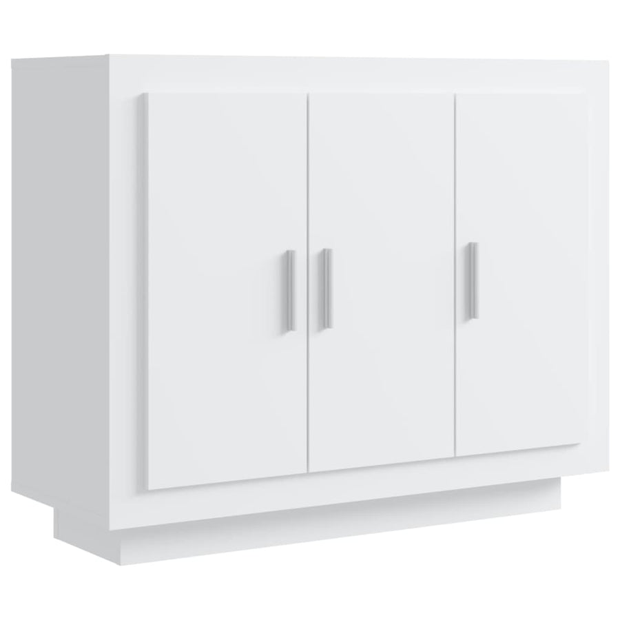 Dressoir 92X35X75 Cm Bewerkt Hout Wit
