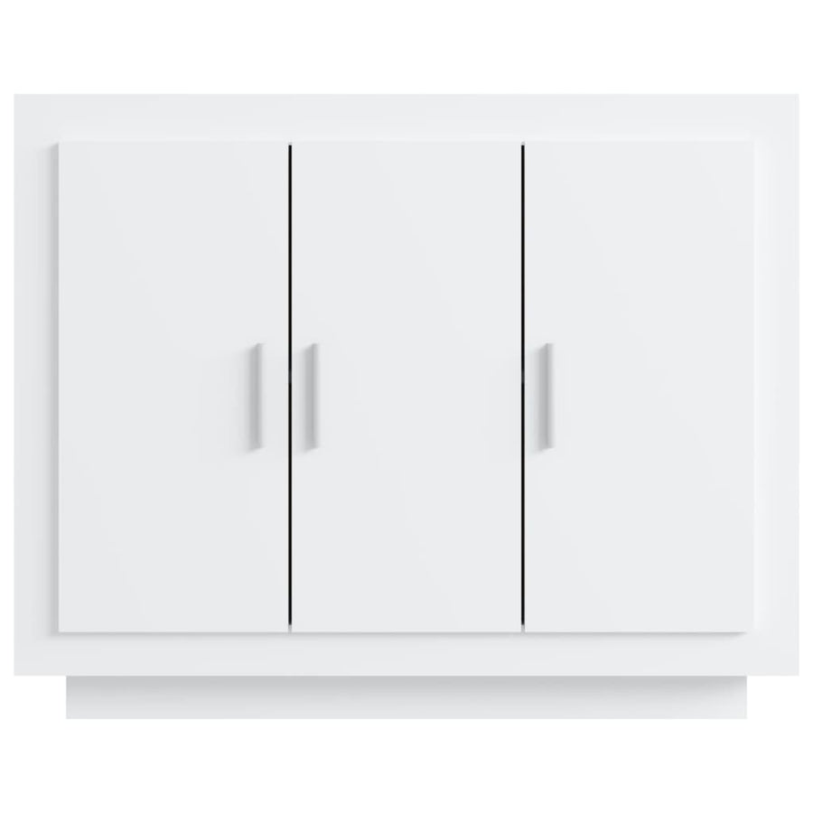 Dressoir 92X35X75 Cm Bewerkt Hout Wit
