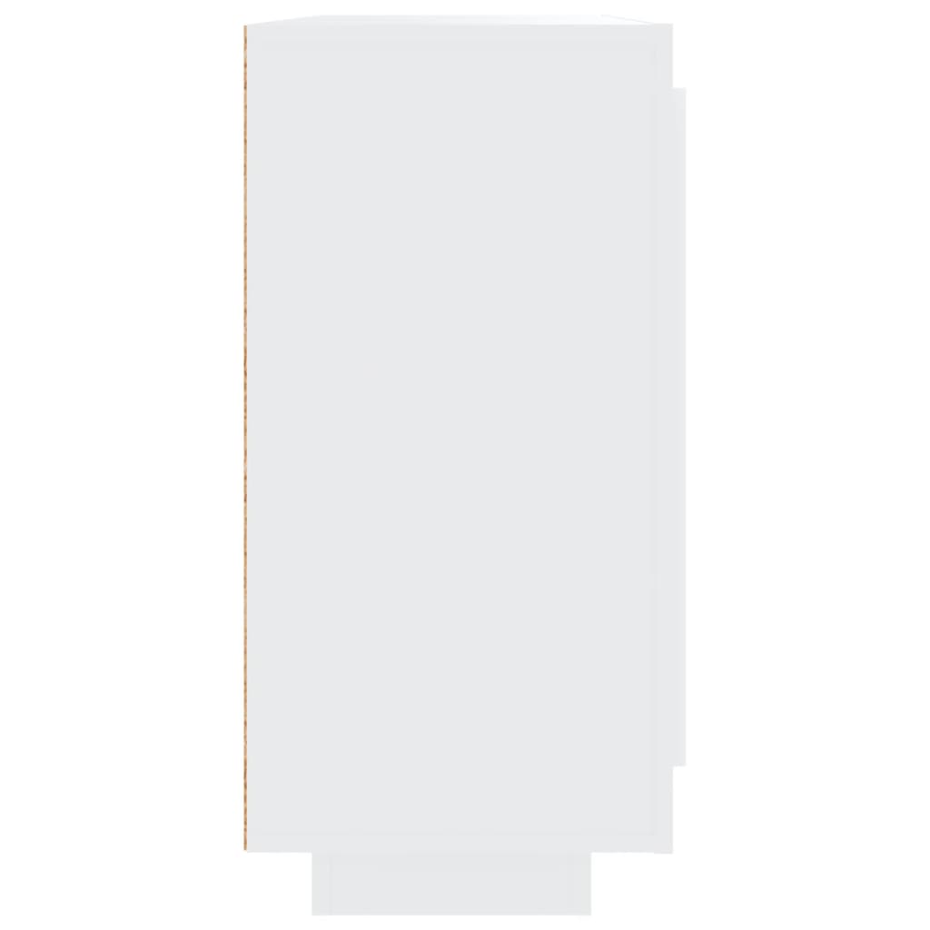 Dressoir 92X35X75 Cm Bewerkt Hout Wit