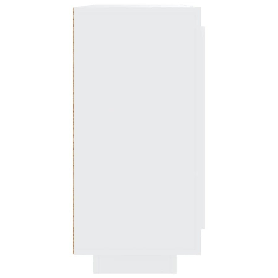 Dressoir 92X35X75 Cm Bewerkt Hout Wit