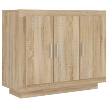 Dressoir 92X35X75 Cm Bewerkt Hout Sonoma Eikenkleurig
