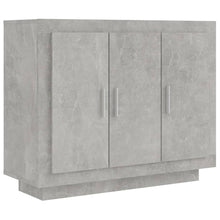 Dressoir 92X35X75 Cm Bewerkt Hout Betongrijs