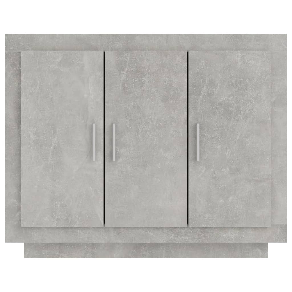 Dressoir 92X35X75 Cm Bewerkt Hout Betongrijs