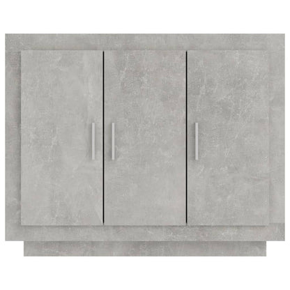 Dressoir 92X35X75 Cm Bewerkt Hout Betongrijs