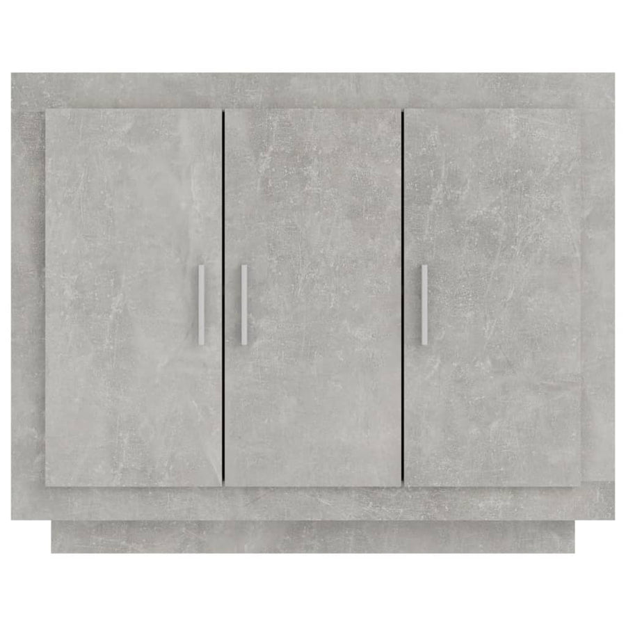 Dressoir 92X35X75 Cm Bewerkt Hout Betongrijs