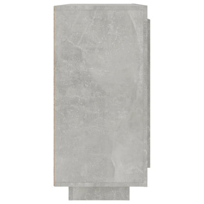 Dressoir 92X35X75 Cm Bewerkt Hout Betongrijs