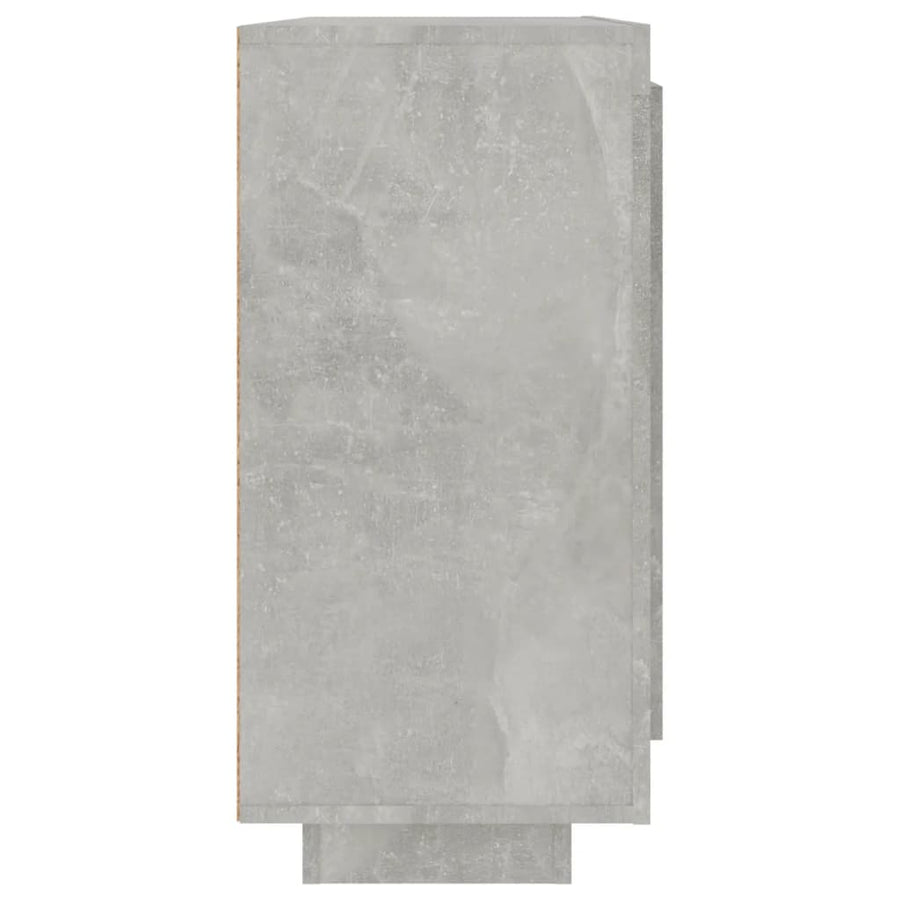 Dressoir 92X35X75 Cm Bewerkt Hout Betongrijs