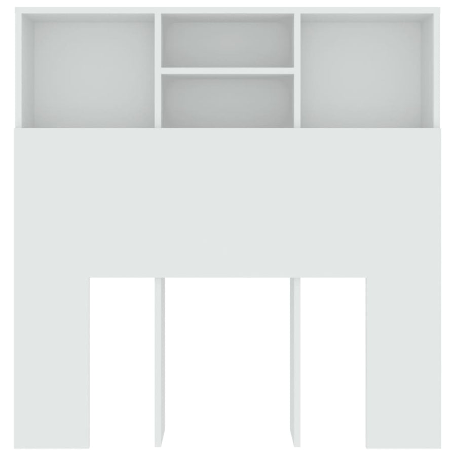 Hoofdbordkast 00X9X03,5 Cm Wit