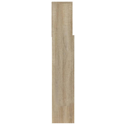 Hoofdbordkast 00X9X03,5 Cm Kleurig Sonoma eiken