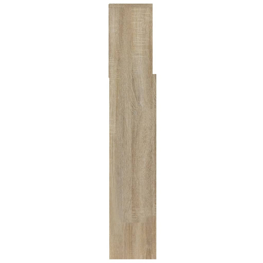 Hoofdbordkast 00X9X03,5 Cm Kleurig Sonoma eiken