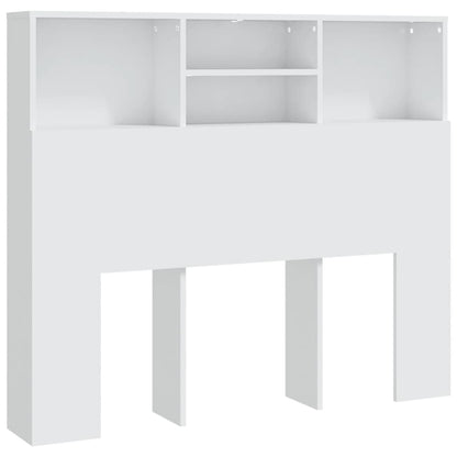 Hoofdbordkast 20X9X03,5 Cm Wit
