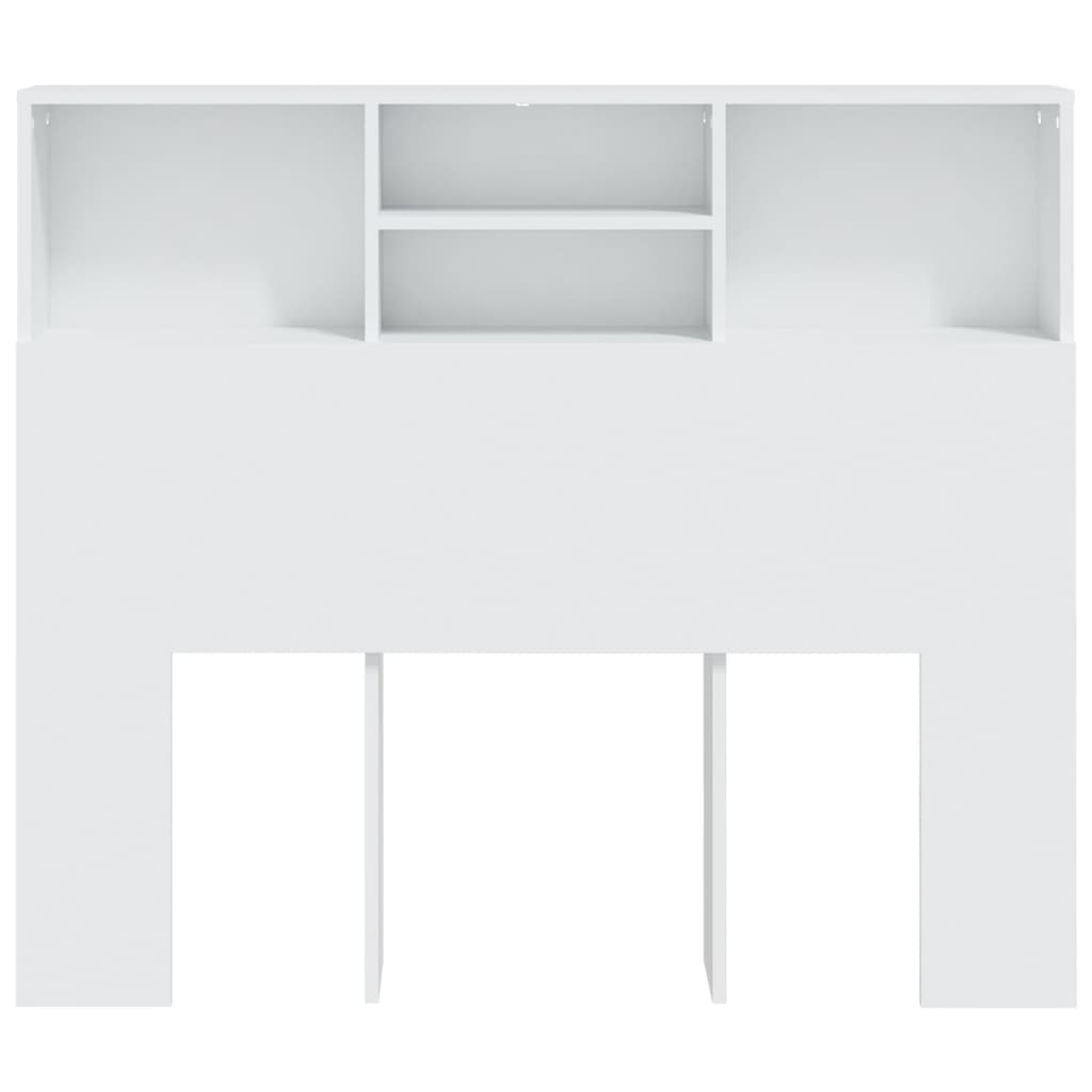 Hoofdbordkast 20X9X03,5 Cm Wit