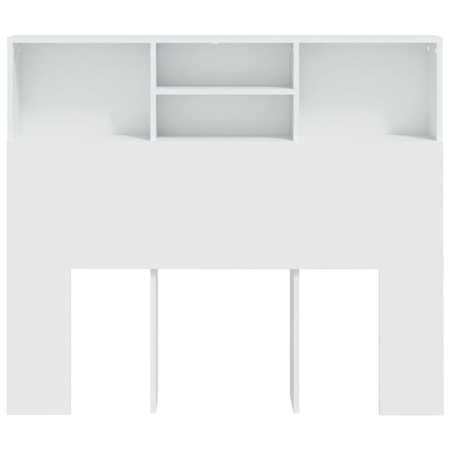 Hoofdbordkast 20X9X03,5 Cm Wit