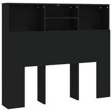 Hoofdbordkast 20X9X03,5 Cm Zwart
