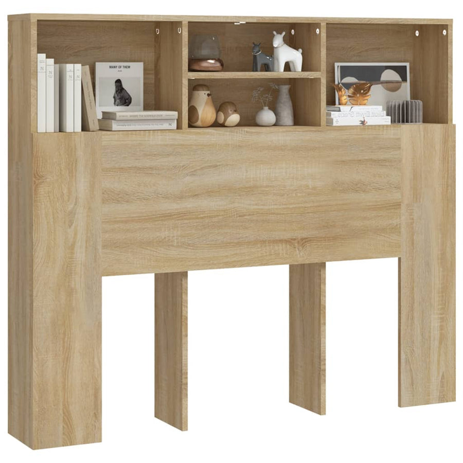 Hoofdbordkast 20X9X03,5 Cm Kleurig Sonoma eiken