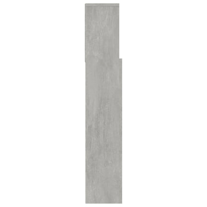 Hoofdbordkast 120x19x103,5 cm betongrijs Betongrijs