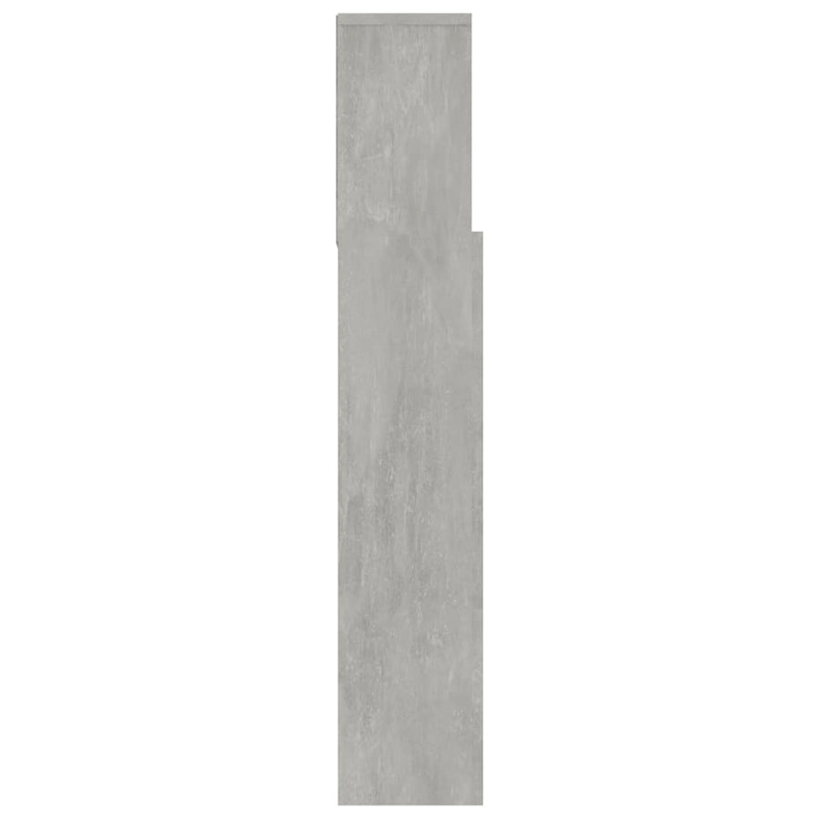 Hoofdbordkast 120x19x103,5 cm betongrijs Betongrijs
