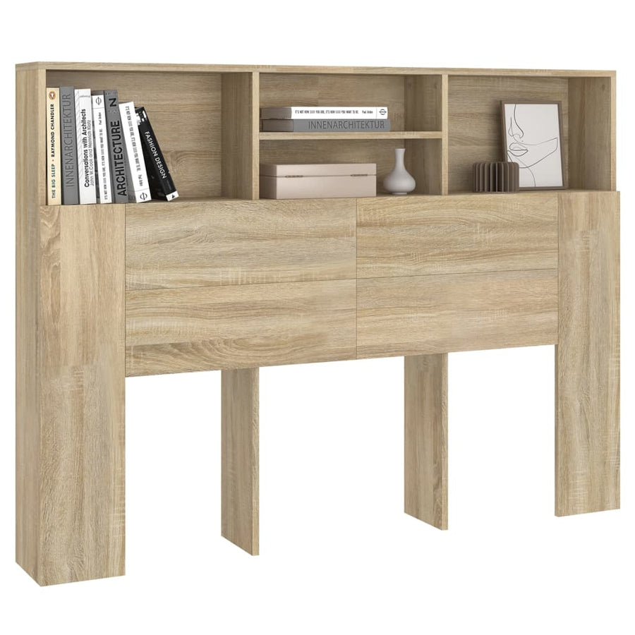 Hoofdbordkast 140x19x103,5 cm sonoma eikenkleurig Sonoma eiken