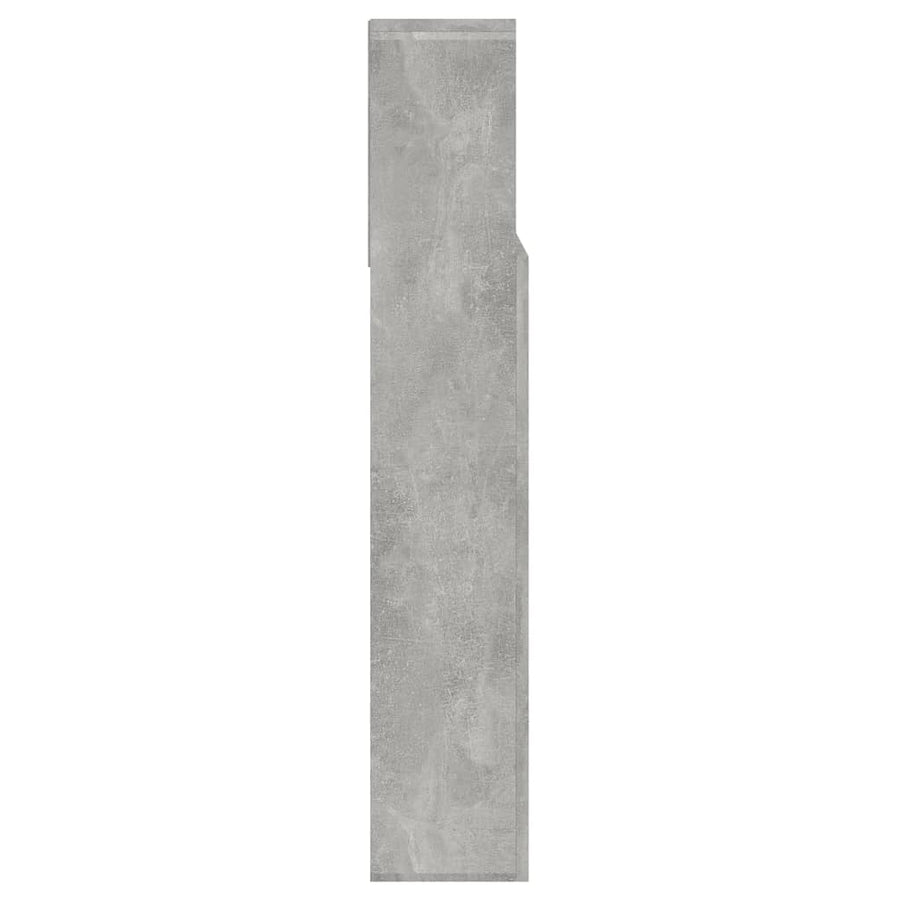 Hoofdbordkast 140x19x103,5 cm betongrijs Betongrijs