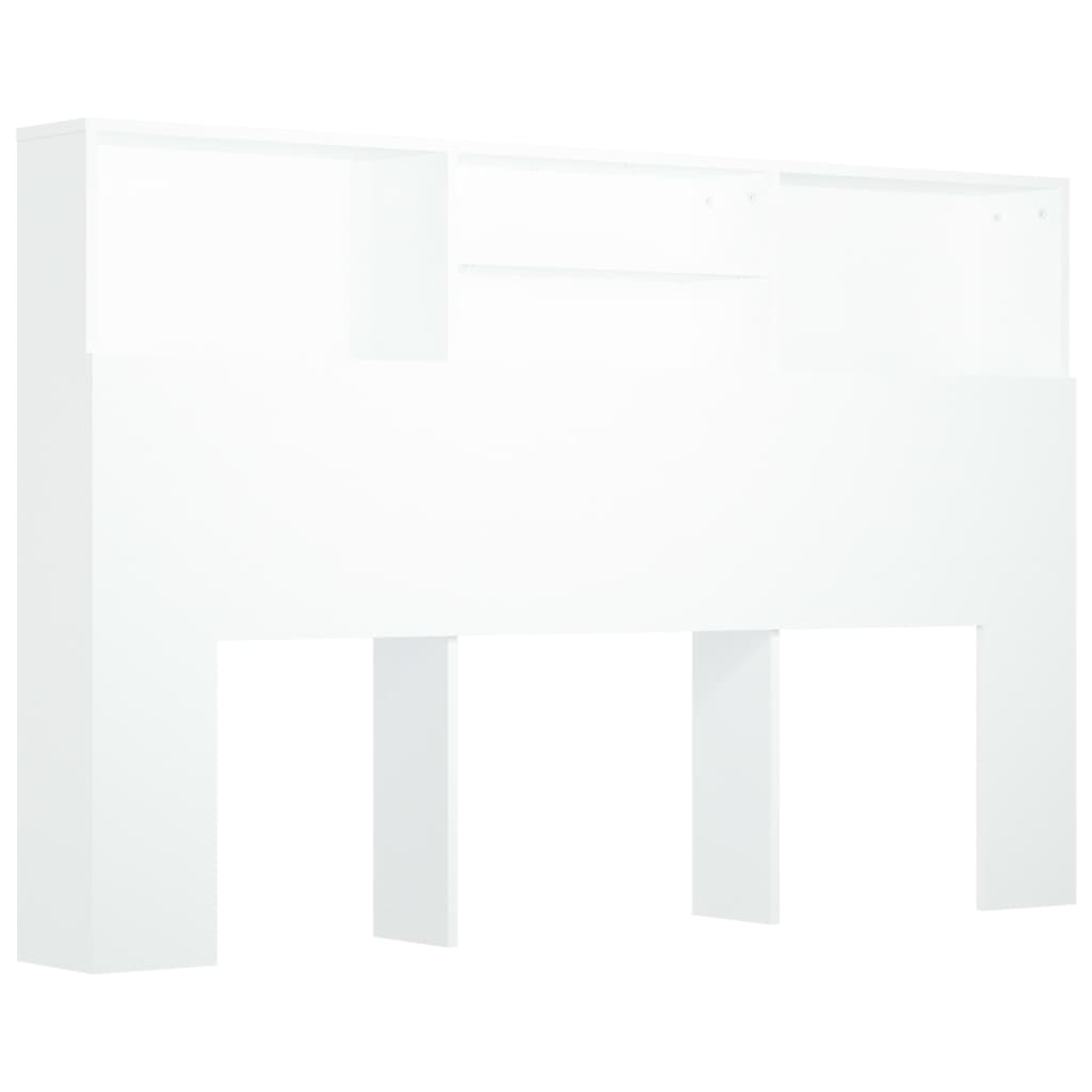 Hoofdbordkast 60X9X03,5 Cm Wit