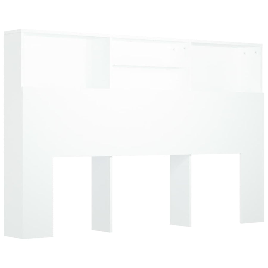 Hoofdbordkast 60X9X03,5 Cm Wit