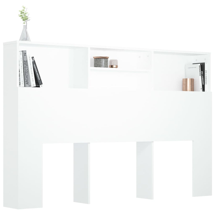 Hoofdbordkast 60X9X03,5 Cm Wit