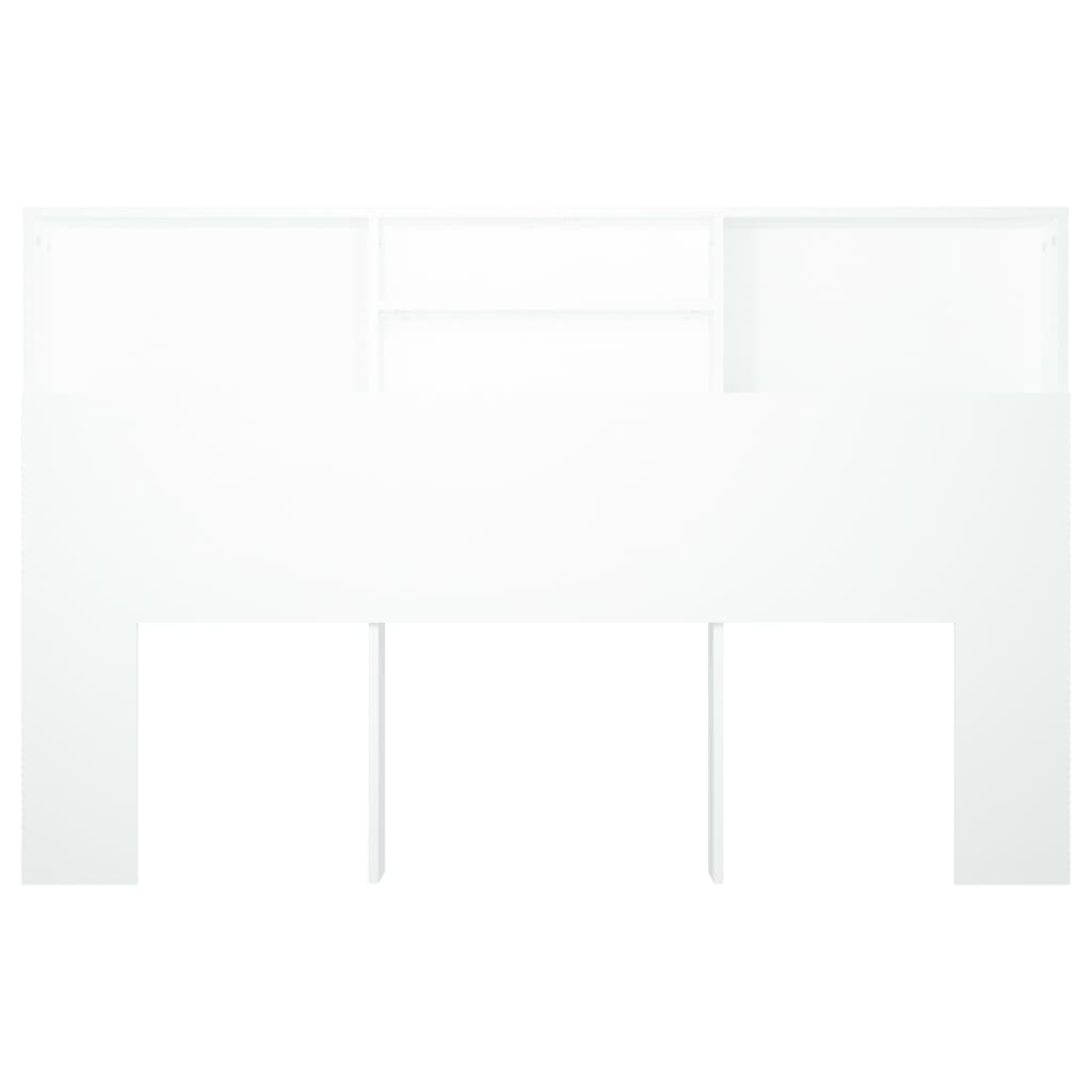 Hoofdbordkast 60X9X03,5 Cm Wit