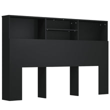 Hoofdbordkast 60X9X03,5 Cm Zwart