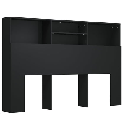 Hoofdbordkast 60X9X03,5 Cm Zwart