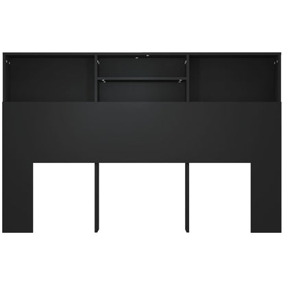 Hoofdbordkast 60X9X03,5 Cm Zwart